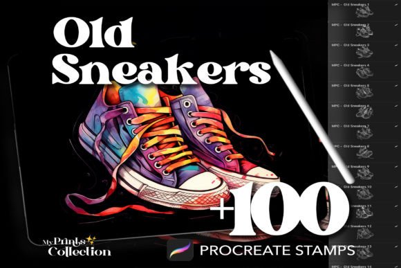 Download 100+ Procreate Sneakers Old Stamps - Old stamps Collection