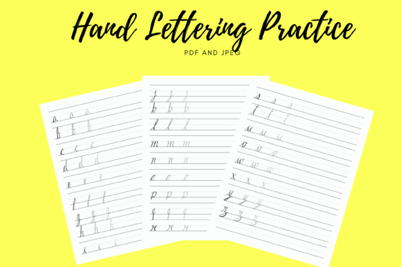 Download Hand Lettering Practice PDF Printable - Pdf printable Collection