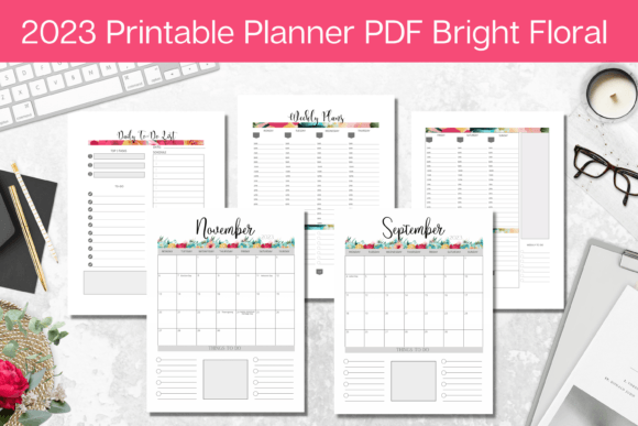 Download 2023 Planner PDF Printable Calendar - Pdf printable Collection