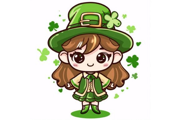 Download Saint Patrick's Day Kawaii Printable - Premium Bundle